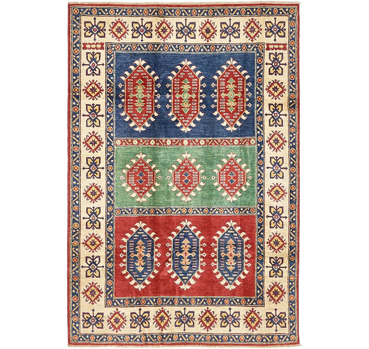 6' 1 x 8' 10 Kazak Oriental Rug