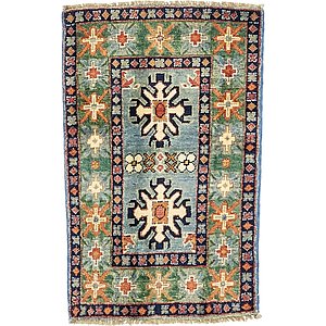 1' 11 x 3' Kazak Oriental Rug