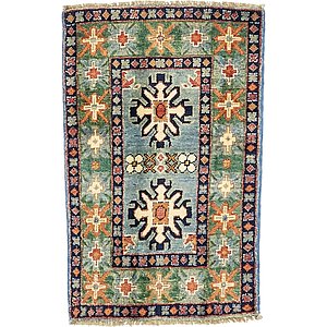 1' 11 x 3' Kazak Oriental Rug