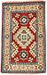 60cm x 90cm Kazak Oriental Rug thumbnail image 1