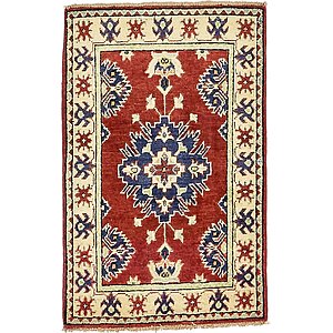 HandKnotted 2' x 3' 2 Kazak Oriental Rug