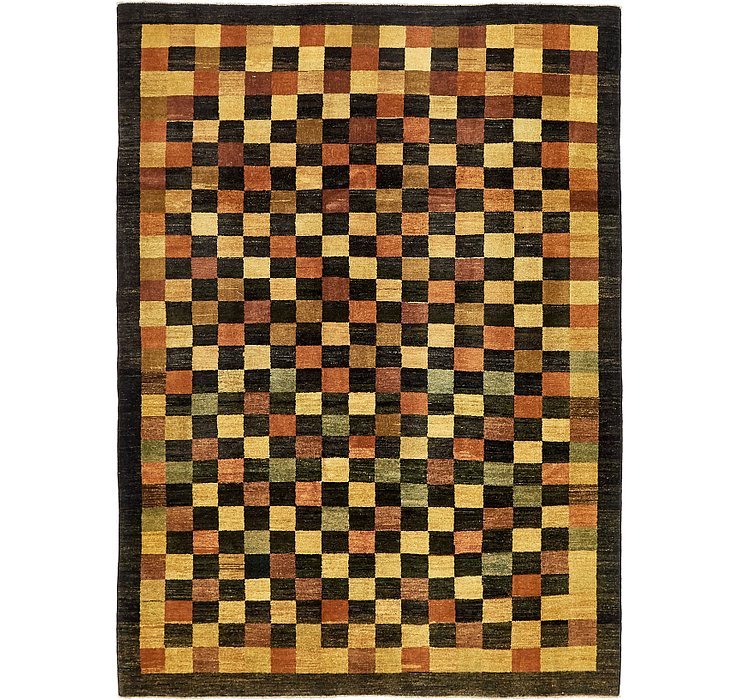 6' 5 x 8' 11 Modern Ziegler Oriental...