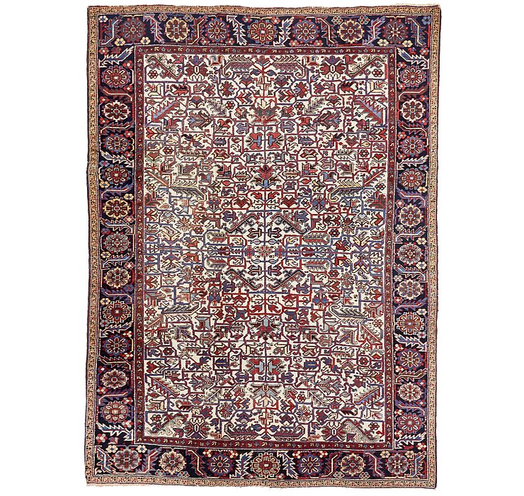 8' 3 x 11' Heriz Persian Rug
