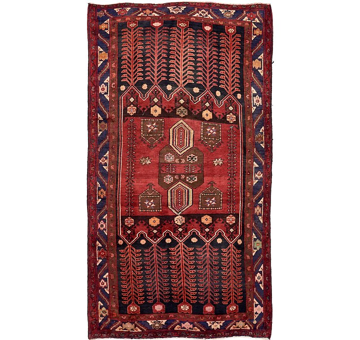 4' 11 x 9' 3 Hamedan Persian Runner ...