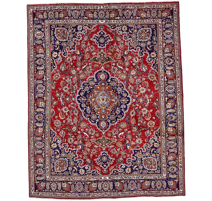 9' 8 x 12' 3 Mashad Persian Rug