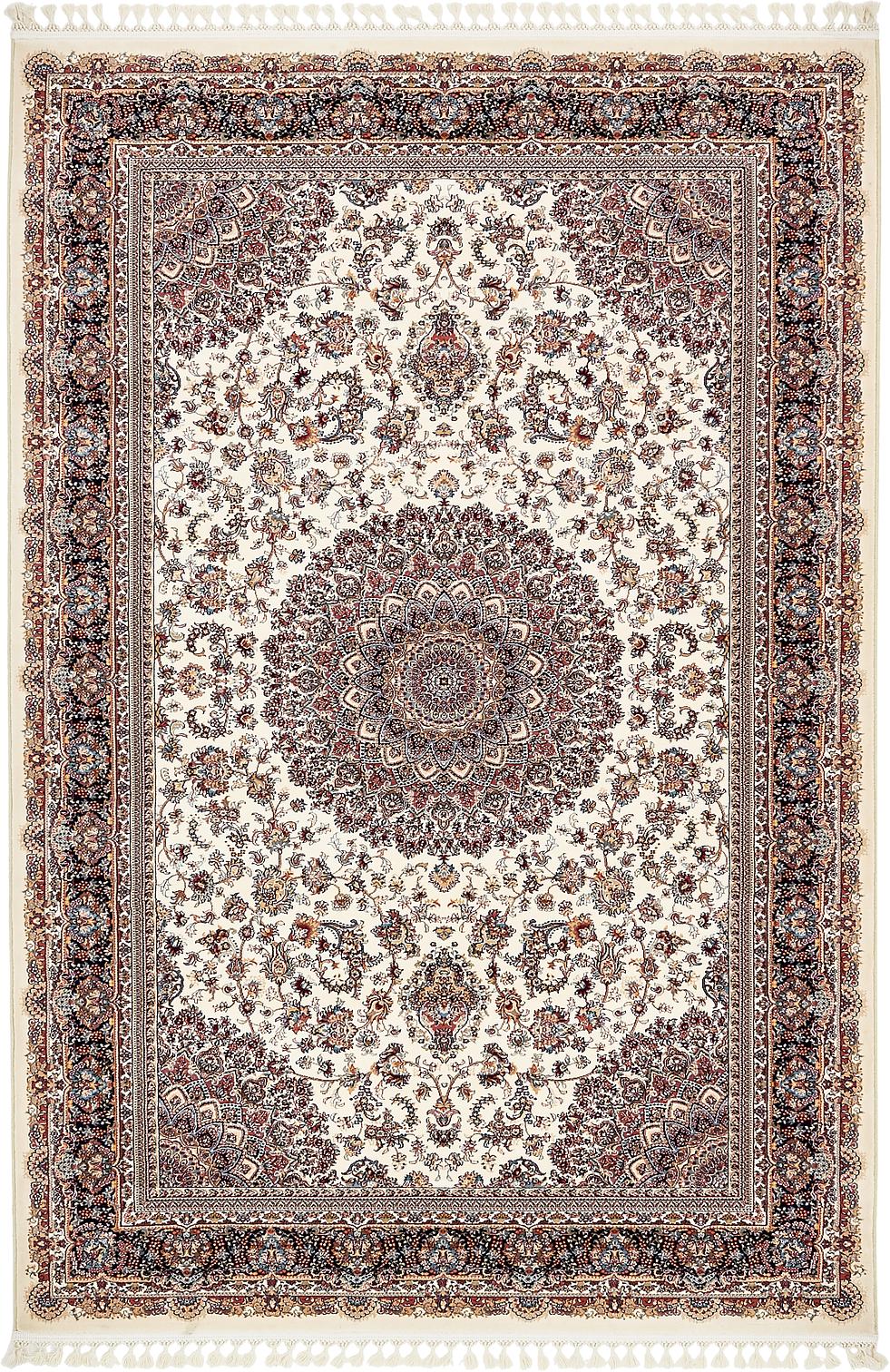 Cream Unique Loom 6 7 X 9 10 Isfahan Design Rug Area Rugs Com Main Unique Loom 6 7 X 9 10 Isfahan Design Rug Photo