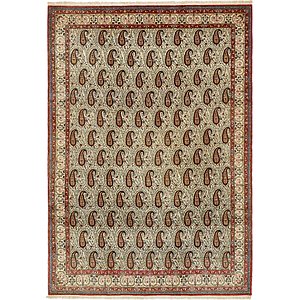 Unique Loom 8' 2 x 11' 6 Qom Persian Rug