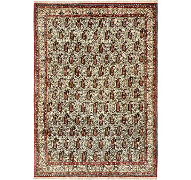 8' 2 x 11' 6 Qom Persian Rug