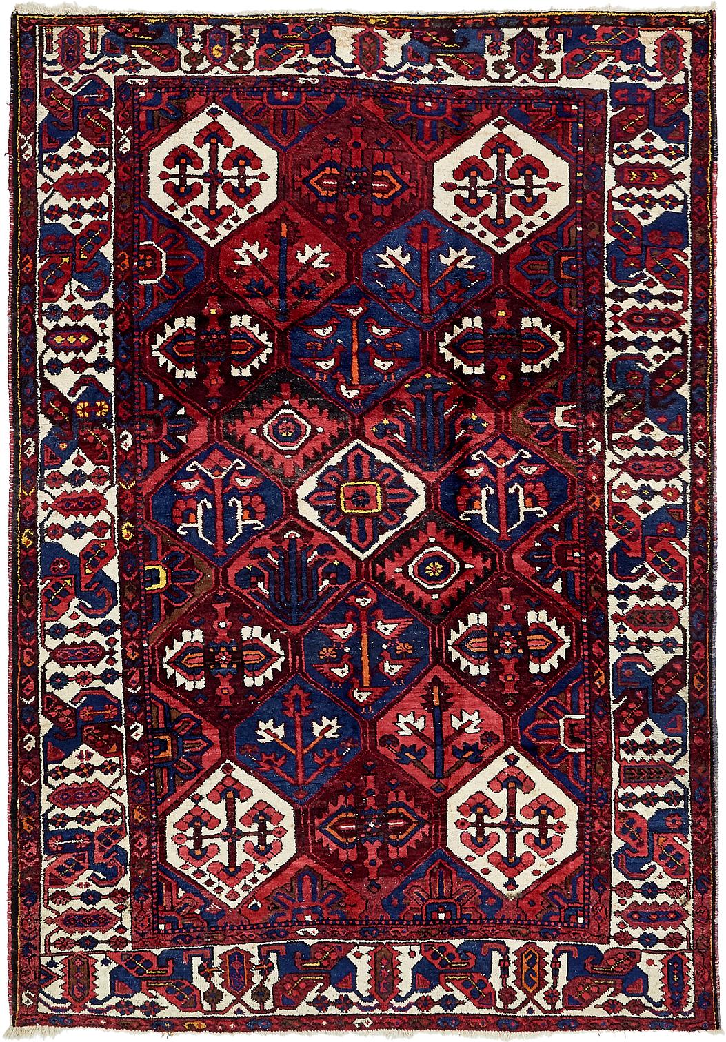 Burgundy 7' x 10' 1 Bakhtiar Persian Rug Persian Rugs eSaleRugs