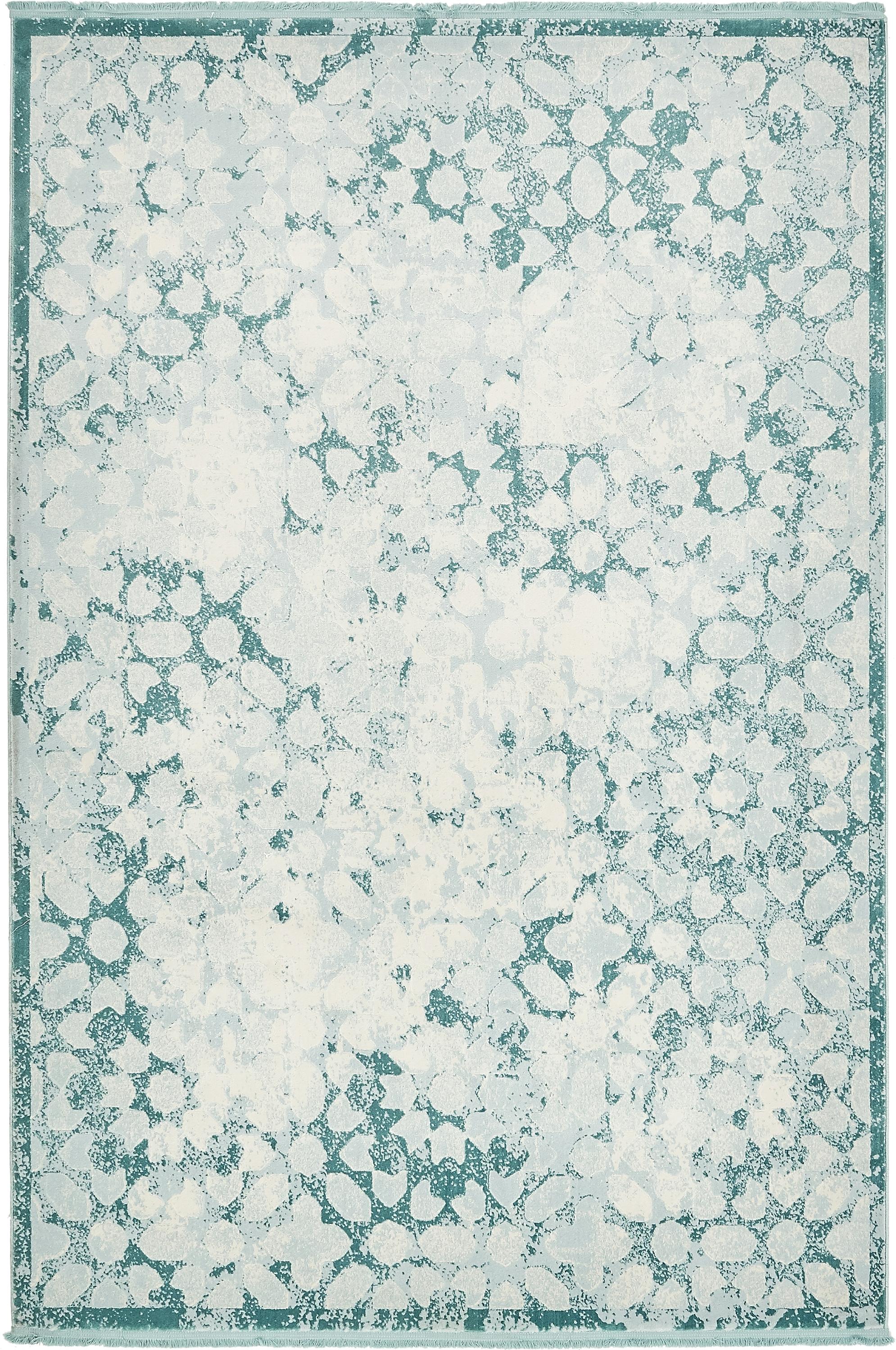 Dark Blue 6' 4 x 9' 7 New Vintage Rug eSaleRugs