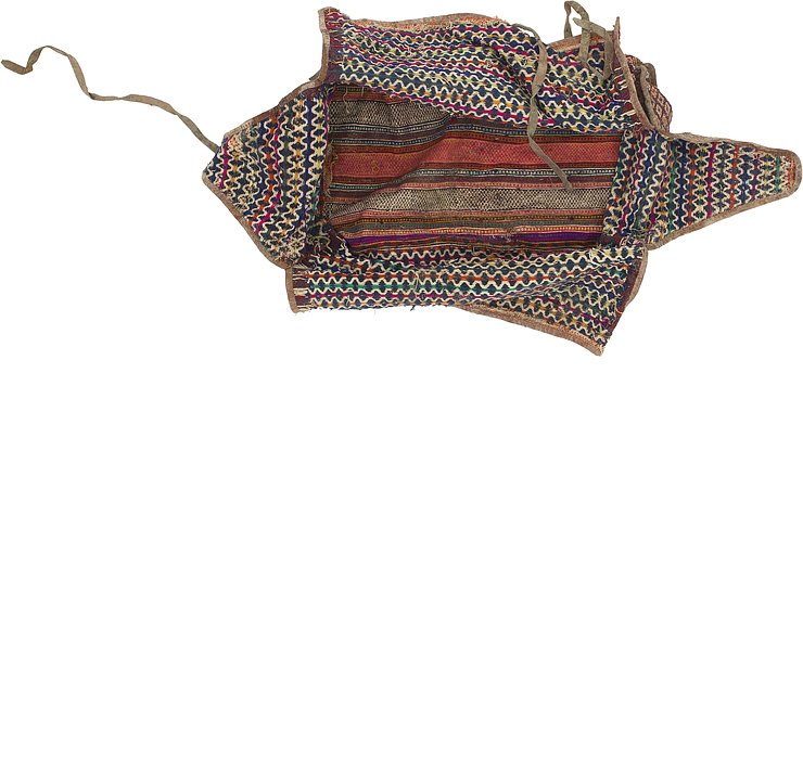 6' 7 x 8' 2 Saddle Bag Persian Rug