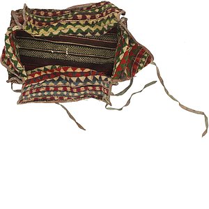 HandKnotted 5' 7 x 7' 5 Saddle Bag Persian Rug