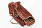 5' 1 x 5' 7 Saddle Bag Persian Square Rug thumbnail image 4