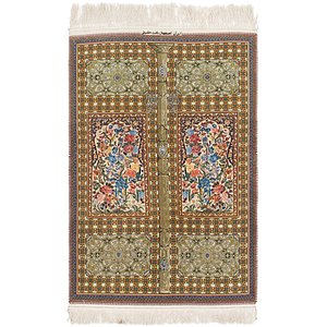 3' 4 x 5' 2 Isfahan Persian Rug