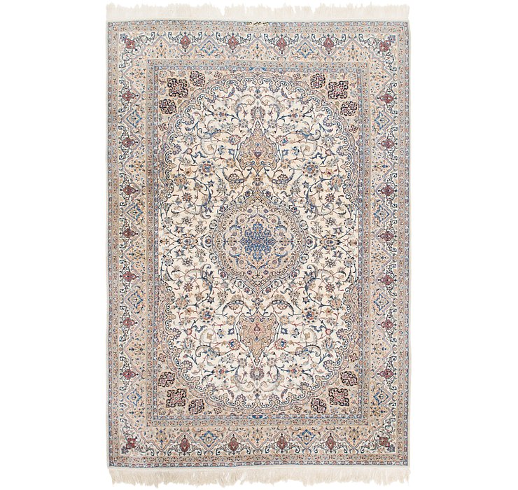 6' 7 x 10' 2 Nain Persian Rug