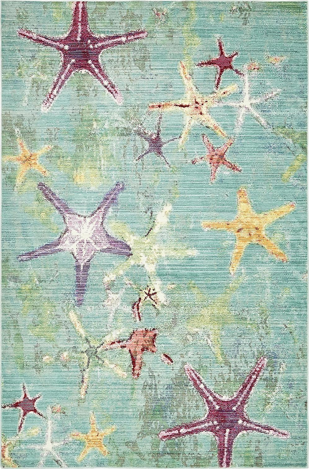 Teal 5' x 7' 10 Aqua Rug Area Rugs eSaleRugs