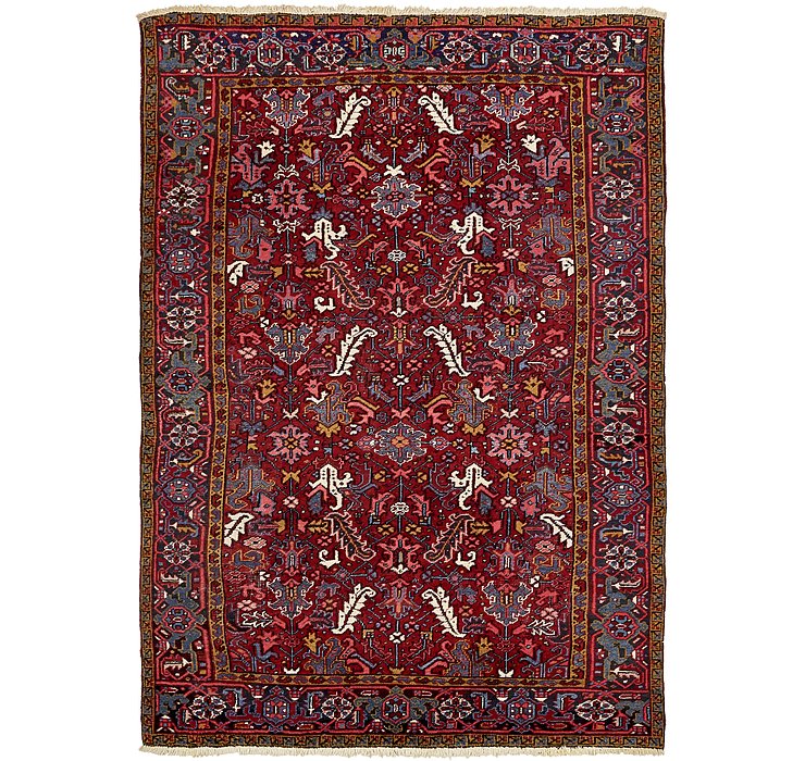 7' 3 x 10' 6 Heriz Persian Rug