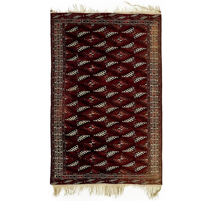 6' 8 x 10' 6 Torkaman Persian Rug