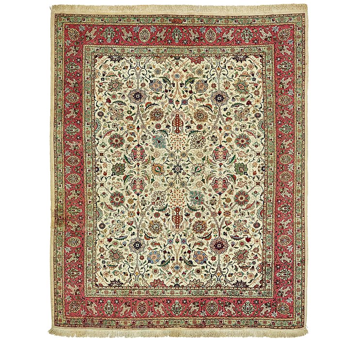 9' 7 x 12' 2 Tabriz Oriental Rug