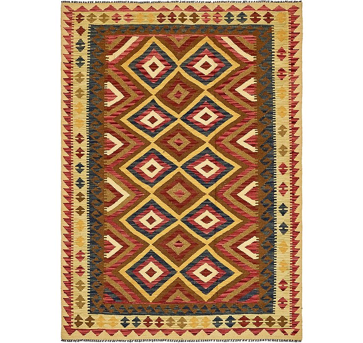 4' 9 x 6' 9 Kilim Maymana Rug