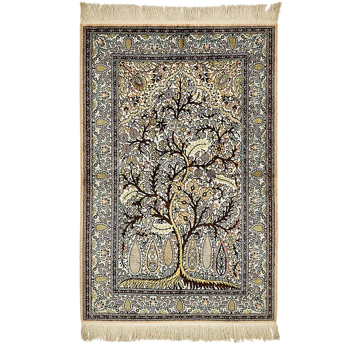 4' 1 x 6' 4 Kashmir Oriental Rug