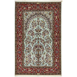 4' 7 x 7' 4 Kashan Persian Rug