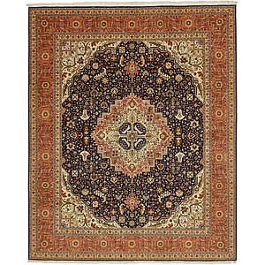 8' 1 x 9' 9 Tabriz Persian Rug