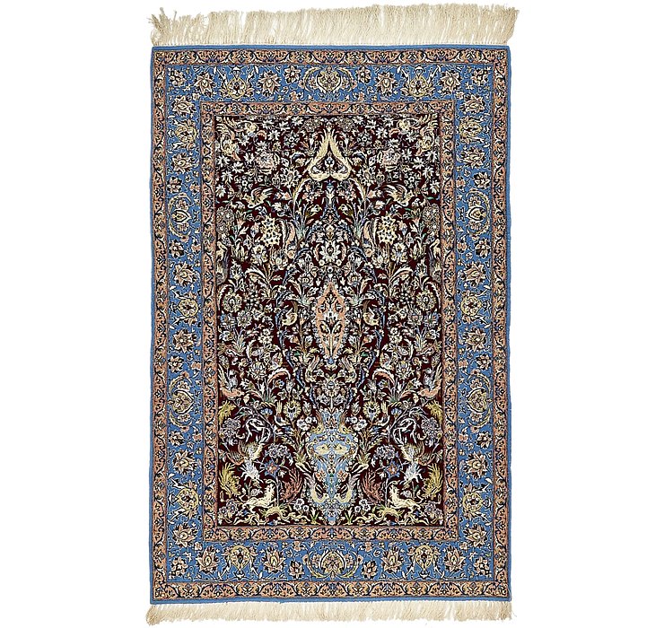 3' 8 x 5' 6 Isfahan Persian Rug
