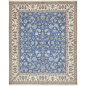 6' 8 x 8' 2 Nain Persian Square Rug
