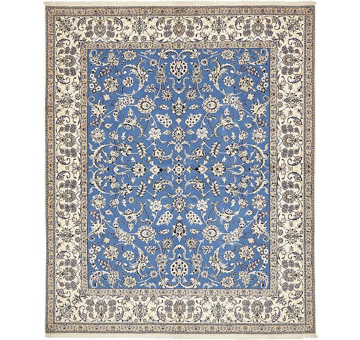 6' 8 x 8' 2 Nain Persian Square Rug