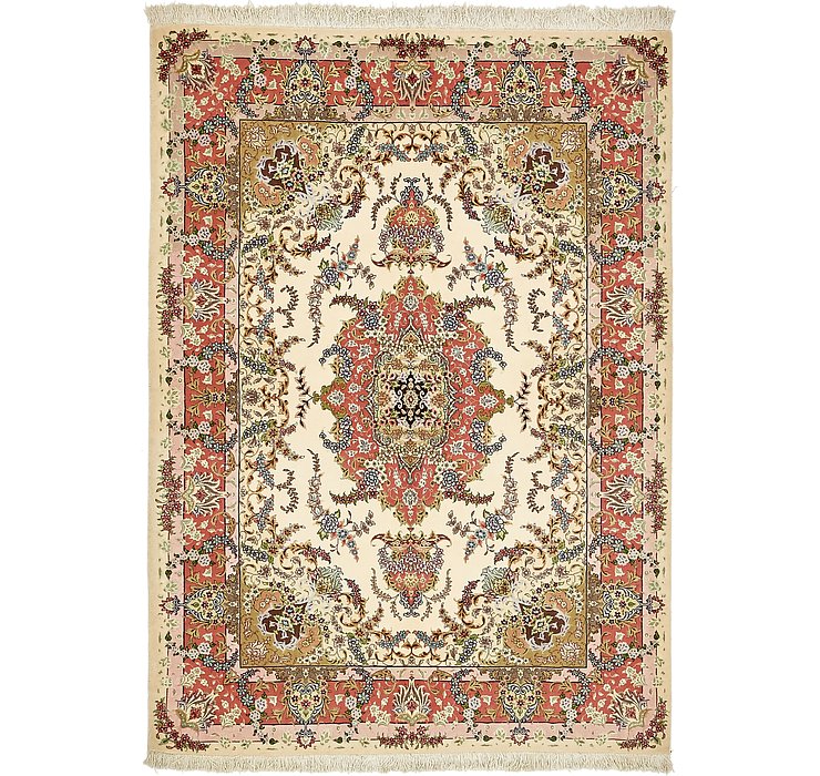 HandKnotted 5' x 7' Tabriz Persian Rug