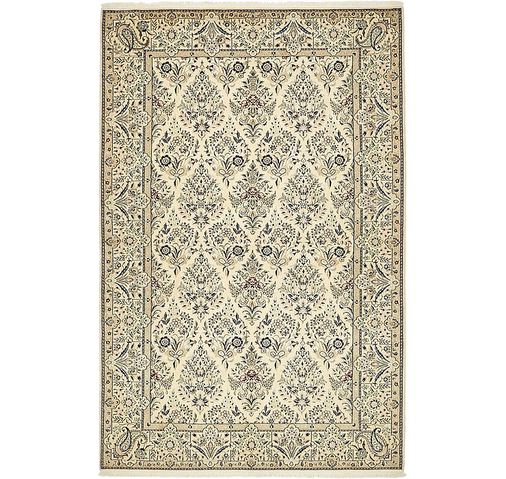 4' 3 x 6' 6 Nain Persian Rug