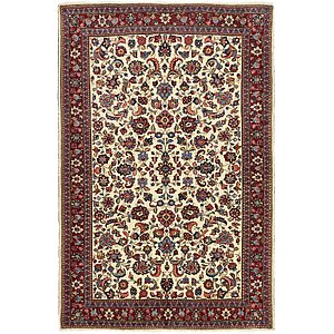 Unique Loom 4' 3 x 6' 4 Kashan Persian Rug