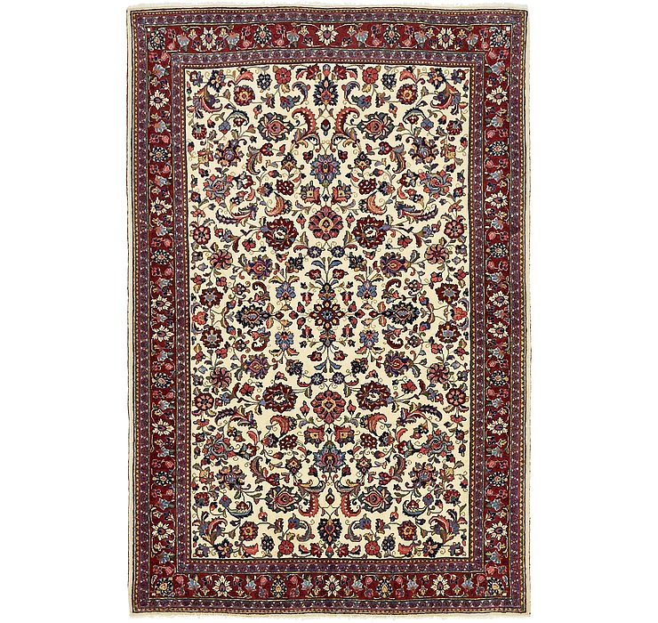 4' 3 x 6' 4 Kashan Persian Rug