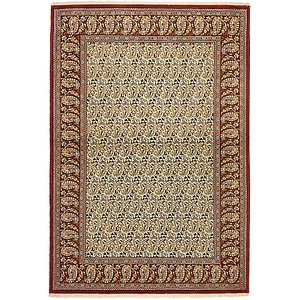 3' 7 x 5' 1 Qom Persian Rug