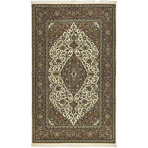 4' 6 x 7' 4 Kashan Persian Rug