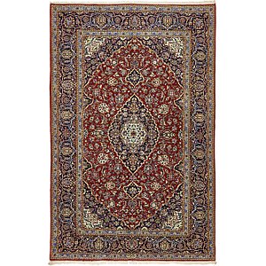 4' 8 x 7' 2 Kashan Persian Rug