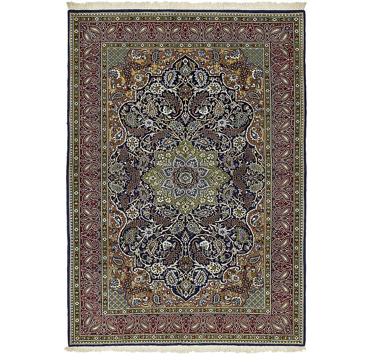 4' 10 x 6' 9 Qom Persian Rug