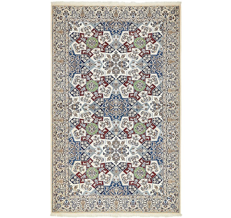 4' 6 x 7' 4 Nain Persian Rug