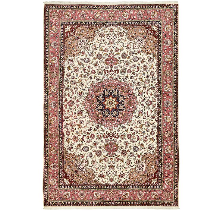 6' 6 x 10' Tabriz Persian Rug