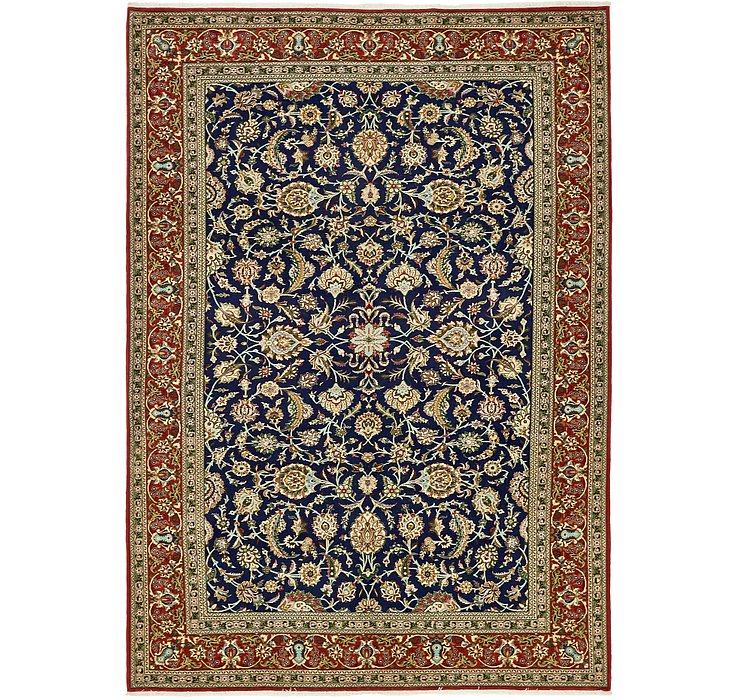 6' 11 x 10' Qom Persian Rug