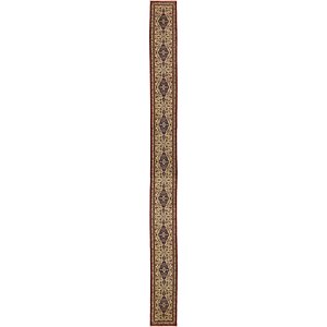 2' 9 x 31' 8 Qom Persian Runner Rug