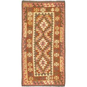3' 2 x 6' 4 Kilim Maymana Runner Rug