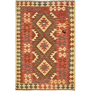3' 1 x 4' 9 Kilim Maymana Rug