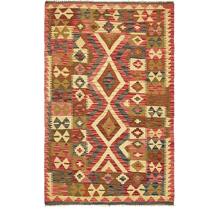 3' 2 x 4' 11 Kilim Maymana Rug