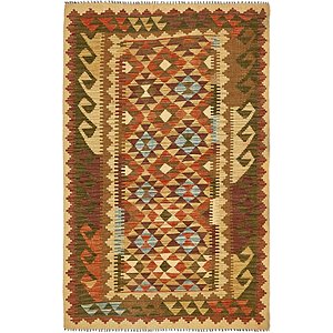 3' 4 x 5' 1 Kilim Maymana Rug