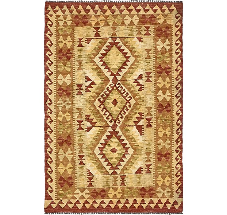 3' 1 x 4' 10 Kilim Maymana Rug