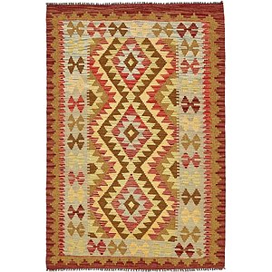 3' 6 x 5' 1 Kilim Maymana Rug