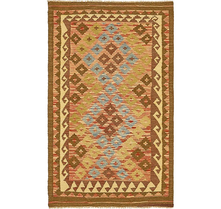 3' 1 x 5' Kilim Maymana Rug