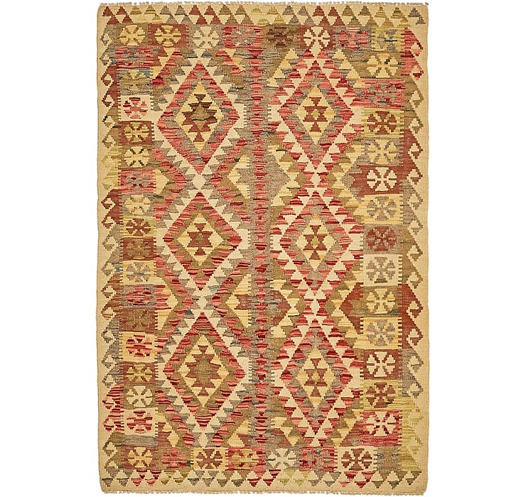 3' 2 x 4' 9 Kilim Maymana Rug